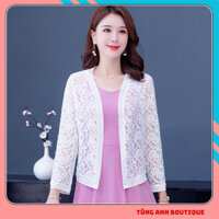 Áo khoác ren hoa Áo khoác ren nữ mặc ngoài váy siêu xinh - Hàng mới về