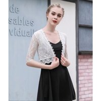 Áo khoác ren viền hoa tay lỡ nhẹ nhàng - đi làm - đi chơi - dạo phố
