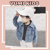 Áo khoác rin cho bé trai từ 1 - 8 tuổi phong cách hàn quốc