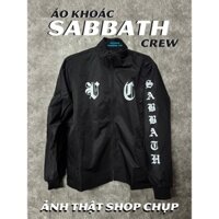 Áo khoác Sabbath Crew V2 | Áo truyện tranh Wind Breaker | Chất gió dù 2 lớp | Fom dáng đứng giống như trong truyện
