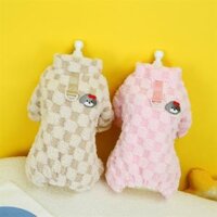 Áo Khoác Sát Nách Vải Lông Cừu Mềm Mại Thoải Mái Thời Trang Thu Đông Cho Thú Cưng