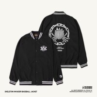 Áo khoác Skeleton Invader Baseball Jacket - Black