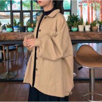 Áo khoác sơ mi nam nữ mặc, áo khoác chống nắng chất kaki