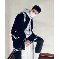 Áo khoác sọc 2 bên cá tính