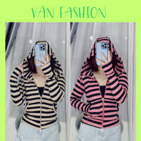 ÁO KHOÁC SỌC NÓN TO -BO TAY DÀI CHỐNG NẮNG ( SIZE 40-95KG )