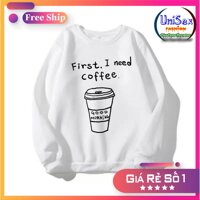 Áo Khoác Sweater Nỉ Nữ In Hình Café Free Size 70kg AK108 3 Màu Áo Khoác Nỉ Nữ - Tim45 -70kg