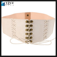 Áo Khoác Thắt Lưng Đầm Thắt Lưng Nữ Cao Cấp Vintage Cướp Biển Corset Giả Da Người Phụ Nữ yjyouzhang