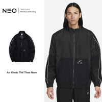 Áo Khoác Thể Thao Nam Màu Đen Vải Gió 2 Không Thấm Nước N.KE Air Woven Jacket JM471 - Neoshopvn