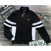 Áo Khoác Thể Thao Nam Màu Trắng Trơn N I K E TOM Chất Vải Mịn Cao cấp thoáng khí áo khoác Chống Nắng Dmen Sport Wear