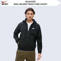 Áo khoác thể thao nam nữ_nike NSW Unlined Track Core Jacket - Đen