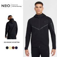 Áo Khoác Thể Thao Nam Vải Nỉ Co Giãn Giữ Nhiệt N.KE Tech Fleece Hoodie Neoshophn JM958