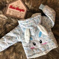 Áo khoác thỏ cho bé gái từ 10-15kg