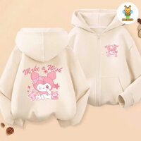 Áo khoác thỏ và kuromi  cho bé gái size đại BEESHOP D24078