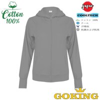 Áo khoác thoát nhiệt Nhật Bản GOKING áo khoác nhẹ nữ chống nắng áo khoác thun mỏng 1 màu 100 cotton thấm hút tốt. Ao khoac thun nu chong nang hang hieu cao cap xuat khau ao khoac nu chat vai dep shop ban si le ban buon ao khoac nu tphcm