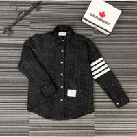 Áo Khoác Thome Browne Chất Dạ Nhũ Kim Tuyến - Áo Khoác Bomber 4 Sọc Tay Cao Cấp - Hàng mới về