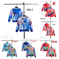 Áo Khoác Thun Da Cá Bé Trai 7 đến 14 tuổi SON06443