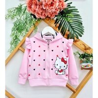Áo khoác thun Hello Kitty.