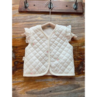 Áo khoác Trần bông 2 lớp dầy ấm cho bé gái(3-15kg)