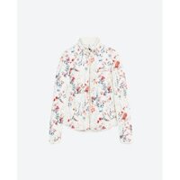 áo khoác trần bông in hoa ZARA