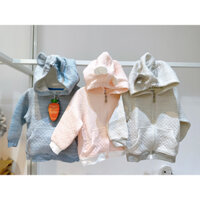 Áo khoác trần bông tai thỏ Ualarogo ( ảnh thật )