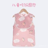 Áo khoác trẻ em Midou Cool, tạp dề vẽ tranh mùa hè mỏng, áo khoác chống nước hoạt hình, quần áo ăn cho bé mặc ngược