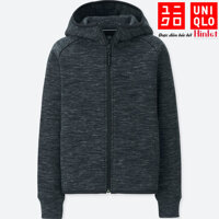 Áo khoác trẻ em Uniqlo Cotton 404637 2019 màu xám đen 08 Dark Gray