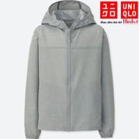 Áo khoác trẻ em Uniqlo vải dù 2019 404764 màu xám 05 Gray