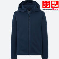 Áo khoác trẻ em Uniqlo vải thun lạnh 404646 2019 màu xanh Navy 69