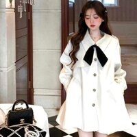 Áo Khoác Trench Coat Len Cho Nữ Phong Cách Nhà Giàu Mùa Thu Đông Áo Khoác Đẹp Cao Cấp Mẫu Mới Hot