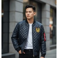 ÁO KHOÁC TRUE RELIGION ĐEN LOGO VÀNG 109040JETBLACK