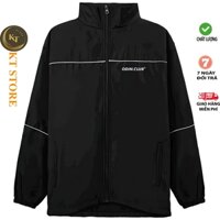 Áo khoác vải dù nam nữ unisex form rộng ulzzang 2 lớp chạy viền phản quang chất xịn, dày dặn, y ảnh (Odin)