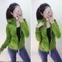 Áo khoác vải thun da cá