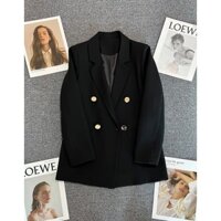 Áo Khoác Vest Blazer Nữ Cao Cấp 4 Nút, Tay Trơn Phong Cách Hàn Quốc, Bọt Biển BB139, Đi Làm, Công Sở, Hội Nghị