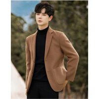 ÁO KHOÁC VEST CAO CẤP VẢI DẠ 1 MẶT LÔNG DÀY DẶN GIỮ NHIỆT HÀNG CHUYÊN THU ĐÔNG RẤT ẤM SANG TRỌNG - ÁO KHOÁC VEST 2 NÚT