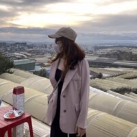 Áo khoác Vest form dài màu kem