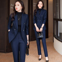 Áo khoác vest nữ mùa thu mẫu mới quản lý khách sạn quần áo công sở trang phục chính thức cao cấp khí chất fan nữ thần trang phục công sở