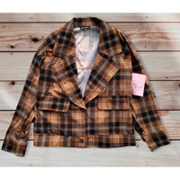 Áo khoác vest nữ oversize vnxk
