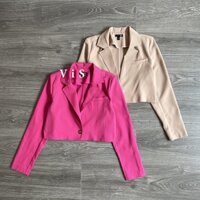 Áo khoác vest nữ tay dài form rộng