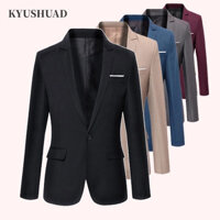 Áo Khoác Vest Ôm Dáng Phong Cách Hàn Quốc Lịch Lãm Cho Nam KYUSHUAD