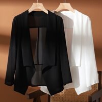 Áo Khoác Voan Mỏng Chống Nắng Dáng Ngắn Thời Trang Mùa Hè Hàng Mới