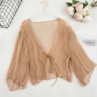 Áo khoác voan mỏng croptop 0622