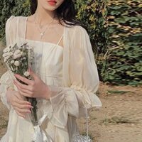 Áo khoác voan mỏng voan nữ siêu cổ tích mùa hè