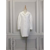 Áo khoác ZARA hàng hiệu chính hãng thời trang nữ N76 màu trắng size XS secondhand thanh lý ký gửi