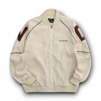 Áo Khoác Zip GOAN Tay Phồng Khóa Kéo Phao Vải Da Lộn 2 Lớp Chống Nắng Jacket Bomber - FAGU