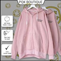 Áo Khoác Zip Kéo I AM Màu Hồng - Xl