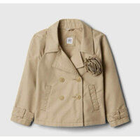 Áo khoác,áo măng tô dáng lửng G.@.P Cho bé gái hàng xuất dư xịn Baby_mart12