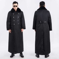 Áo khoácotton quân độiựdài mùa đông nam,ựlớn,ựdày,ống gió,ống nướ, lót lôngừ, dày dạn, kiểdáng dài,ó thể tháo rờià giặt đượ