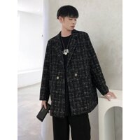 Áo khoát dạ nam kiểu vest áo dạ khoác nam 2 cúc phong cách lịch sự Hàn Quốc 7148