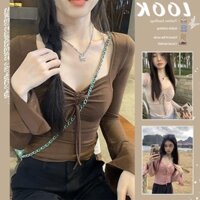 Áo khoét ngực siêu xinh thời trang thu đông