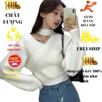 Áo khoét vai nữ xinh, áo lệch vai nữ đẹp tay dài form rộng kiểu xẻ vai style Hàn Quốc cá tính siêu xinh